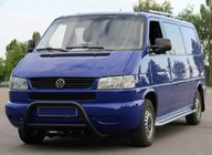 Volkswagen T4 Transporter 1990–2003 Přední ochranný rám (bullbar) WT003 Black (nerez) fotografie 3
