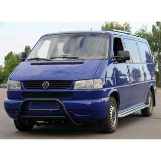 Přední ochranný rám (bullbar) WT003 Black (nerez) Volkswagen T4 Transporter 1990–2003 fotografie 3