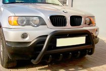 BMW X5 E53 1999–2006 Přední ochranný rám WT003 Black (nerez) fotografie 1