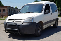 Citroen Berlingo 1996–2008 Přední ochranný rám WT003 Black (nerez) fotografie 3