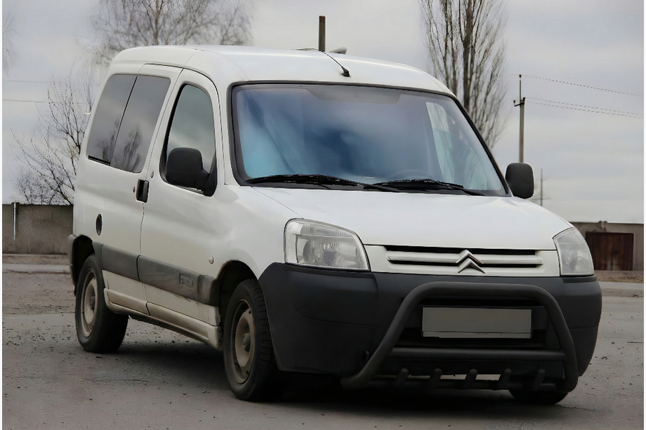 Citroen Berlingo 1996–2008 Přední ochranný rám WT003 Black (nerez) Image