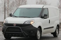 Fiat Doblo II 2010–2022 Přední ochranný rám (bullbar) WT003 Black (nerez) fotografie 3