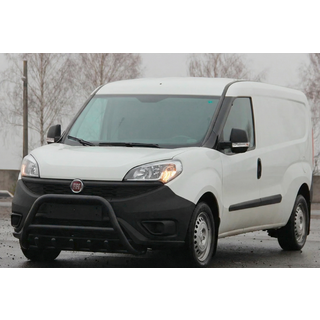 Přední ochranný rám (bullbar) WT003 Black (nerez) Fiat Doblo II 2010–2022 fotografie 3