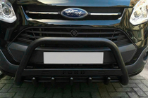 Ford Custom 2013–2022 Přední ochranný rám WT004 Black (nerez) fotografie 1