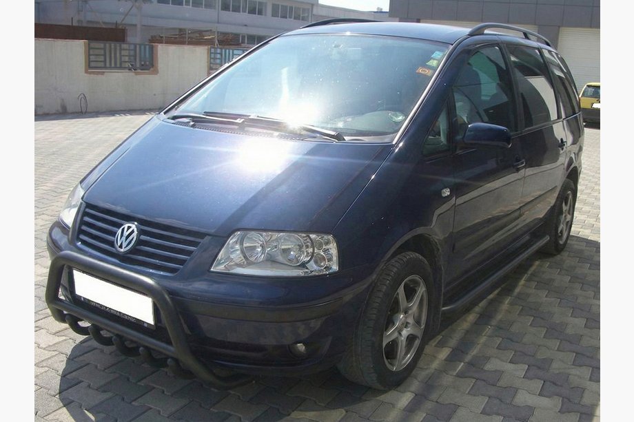Ford Galaxy 1995–2006 Přední ochranný rám WT003 Black (nerez) Image