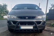 Hyundai H200, H1, Starex 1998–2007 Přední ochranný rám WT003 Black (nerez) fotografie 1