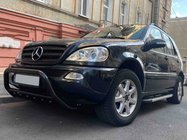 Mercedes ML W163 1997–2005 Přední ochranný rám (bullbar) WT003 Black (nerez) fotografie 4