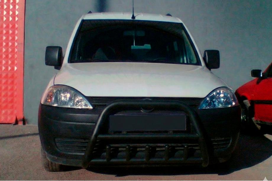 Opel Combo 2002–2012 Přední ochranný rám WT003 Black (nerez) Image