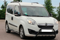 Opel Combo 2012–2018 Přední ochranný rám WT003 Black (nerez) fotografie 3