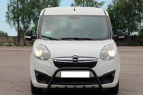 Opel Combo 2012–2018 Přední ochranný rám WT003 Black (nerez) fotografie 4