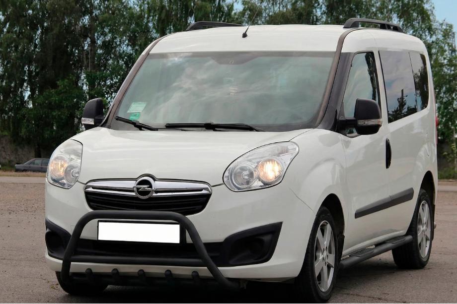 Opel Combo 2012–2018 Přední ochranný rám WT003 Black (nerez) Image