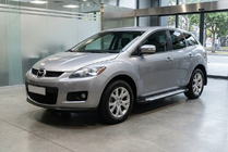 Mazda CX-7 2006–2012 Boční nášlapy Allmond Grey (2 ks, hliník) fotografie 1