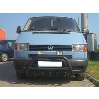 Přední ochranný rám WT003 Black (nerez) Volkswagen T4 Caravelle/Multivan 1990–2003 fotografie 1