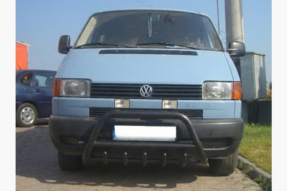 Volkswagen T4 Caravelle/Multivan 1990–2003 Přední ochranný rám WT003 Black (nerez) Image