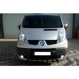 Přední ochranný rám (bullbar) WT003 Black (nerez) Opel Vivaro 2001–2015 fotografie 4