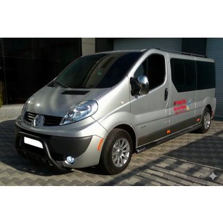 Přední ochranný rám (bullbar) WT003 Black (nerez) Opel Vivaro 2001–2015 fotografie 2