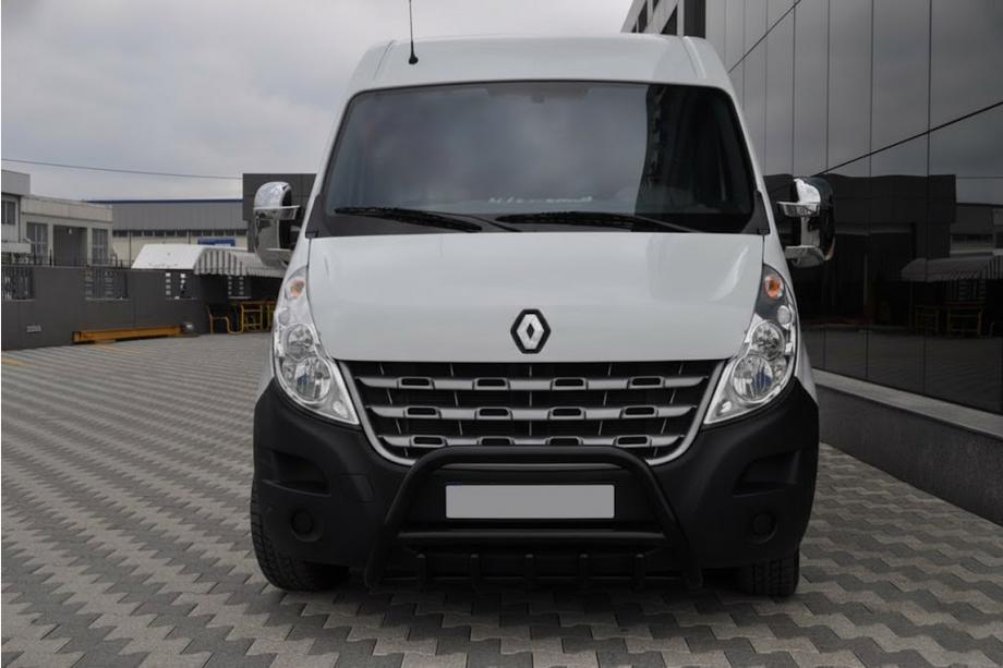Renault Master 2011–2023 Přední ochranný rám (bullbar) WT003 Black (nerez) Image