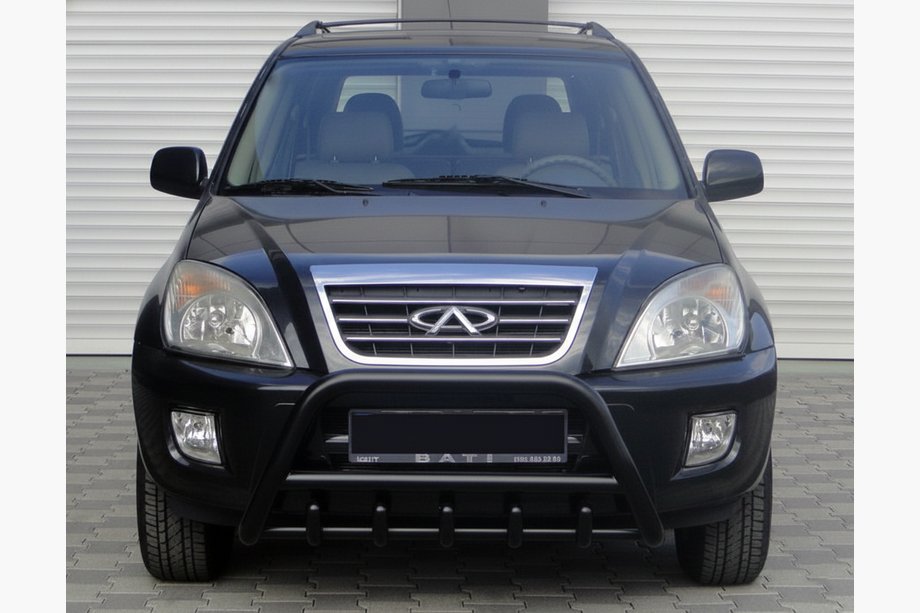 Chery Tiggo 1 2005–2016 Přední ochranný rám WT003 Black (nerez) Image