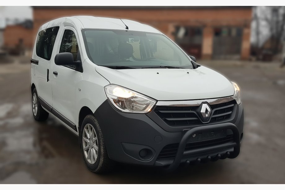 Renault Lodgy 2013–2022 Přední ochranný rám WT003 Black (nerez) Image