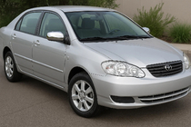 Toyota Corolla 2002–2007 Chromované kryty zpětných zrcátek 2002-2005 (2 ks, plast) fotografie 1