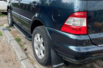 Mercedes ML W163 1997–2005 Boční nášlapy Duru (2 ks, hliník) fotografie 1