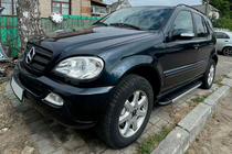 Mercedes ML W163 1997–2005 Boční nášlapy Duru (2 ks, hliník) fotografie 2