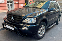 Mercedes ML W163 1997–2005 Boční nášlapy Duru (2 ks, hliník) fotografie 5