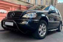 Mercedes ML W163 1997–2005 Boční nášlapy Duru (2 ks, hliník) fotografie 6