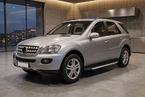 Mercedes ML W164 2005–2011 Boční nášlapy Duru (2 ks, hliník) fotografie 1
