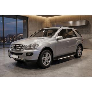 Boční nášlapy Duru (2 ks, hliník) Mercedes ML W164 2005–2011 fotografie 1