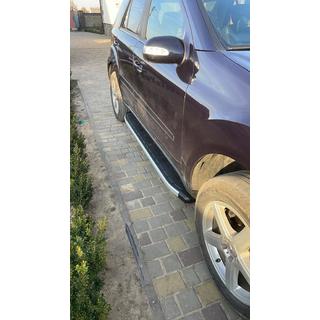 Boční nášlapy Fullmond (2 ks, hliník) Mercedes ML W164 2005–2011 fotografie 2