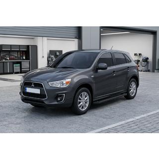 Boční prahy Allmond Black (2 ks, hliník) fotografie 1