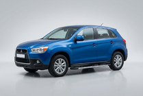Mitsubishi ASX 2010–2023 Boční nášlapy Duru (2 ks, hliník) fotografie 1