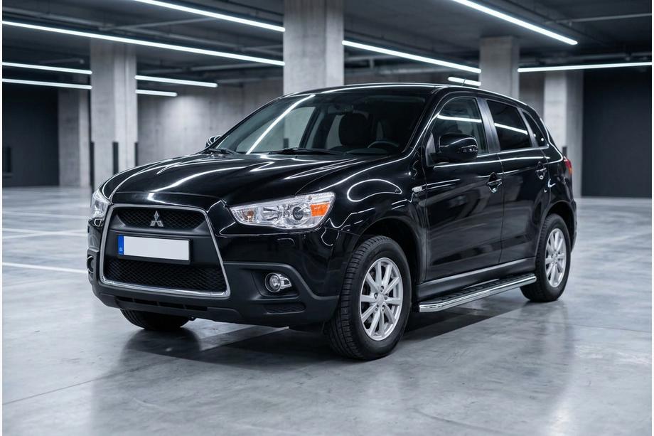 Mitsubishi ASX 2010–2023 Boční prahy Maydos V1 (2 ks, hliník ↗ nerez) Image