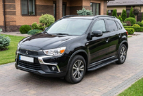 Mitsubishi ASX 2010–2023 Boční prahy Bosphorus Black (2 ks, hliník) fotografie 1