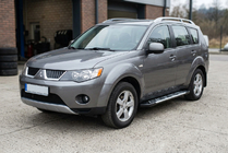 Mitsubishi Outlander 2006–2012 Boční nášlapy Sunrise (2 ks, hliník) fotografie 1
