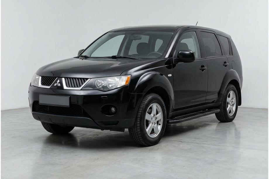 Mitsubishi Outlander 2006–2012 Boční prahy Bosphorus Black (2 ks, hliník) Image