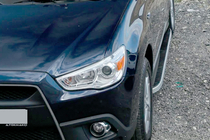 Mitsubishi Outlander 2006–2012 Boční prahy Tayga Grey (2 ks, hliník) fotografie 10