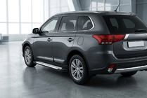 Mitsubishi Outlander 2012–2021 Boční nášlapy Allmond Grey (2 ks, hliník) fotografie 1