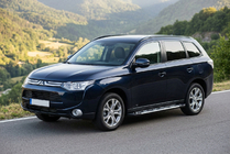 Mitsubishi Outlander 2012–2021 Boční nášlapy Sunrise (2 ks, hliník) fotografie 1