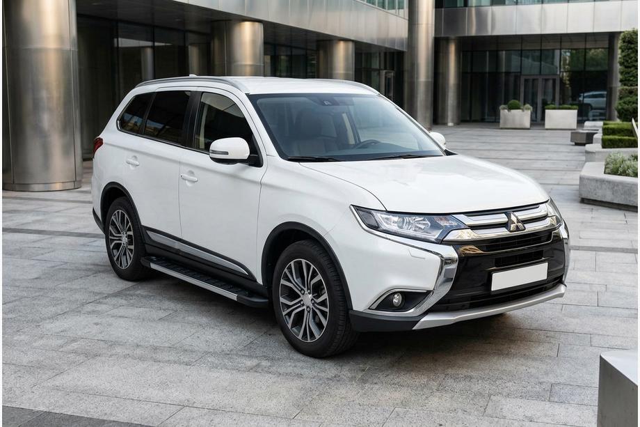 Mitsubishi Outlander 2012–2021 Boční prahy RedLine V1 (2 ks, hliník) Image