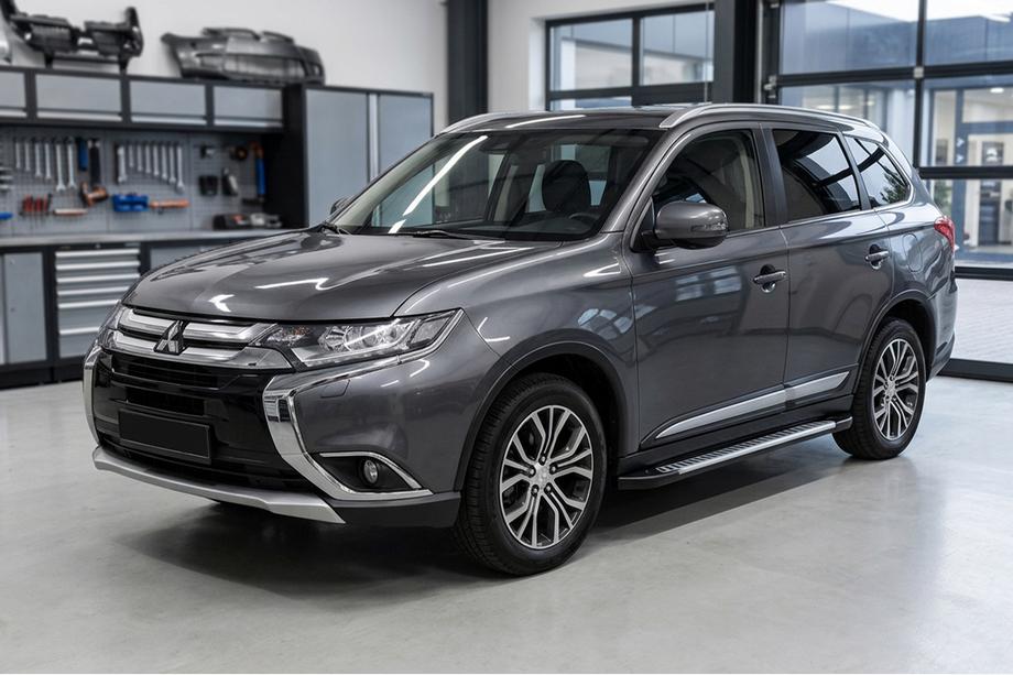 Mitsubishi Outlander 2012–2021 Boční nášlapy Line (2 ks, hliník) Image