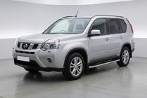 Nissan X-trail T31 2007–2014 Boční prahy Maydos V1 (2 ks, hliník ↗ nerez) fotografie 1