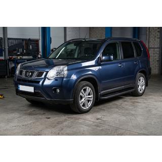 Boční prahy Bosphorus Black (2 ks, hliník) Nissan X-trail T31 2007–2014 fotografie 1