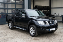 Nissan Navara 2006–2015 Boční nášlapy Sunrise (2 ks, hliník) fotografie 1
