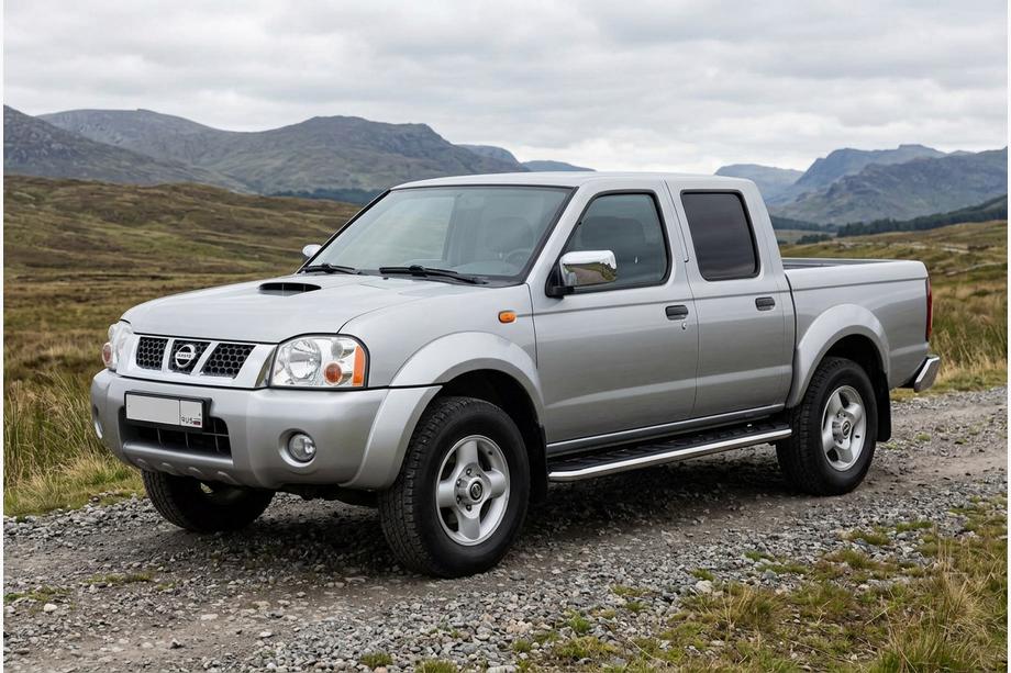 Nissan NP300 1999–2015 Boční prahy Maydos V1 (2 ks, hliník ↗ nerez) Image