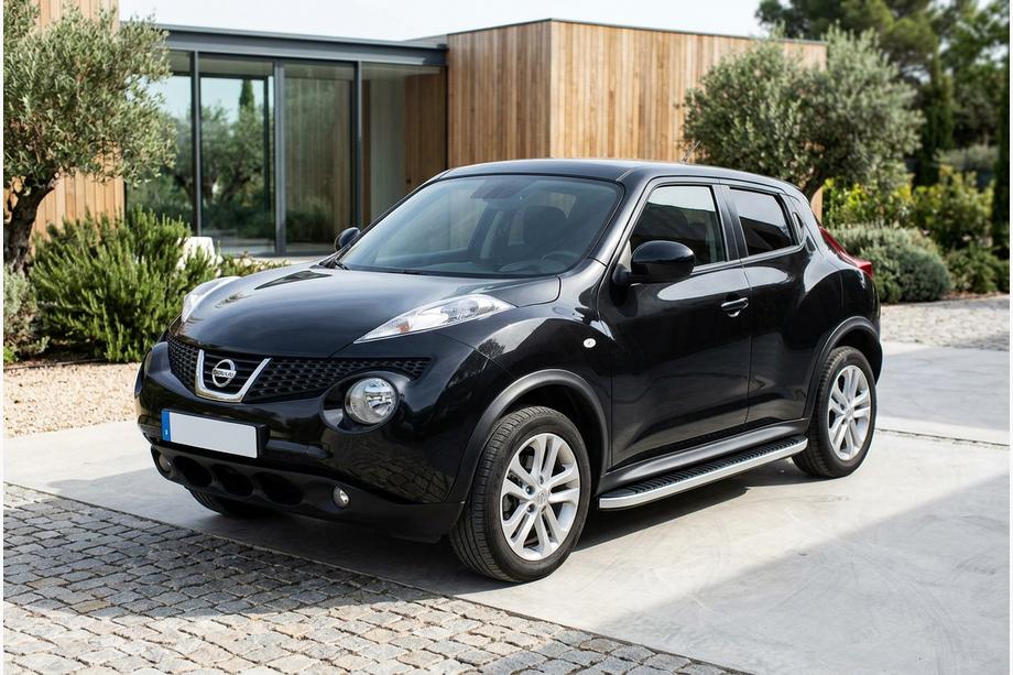 Nissan Juke 2010–2019 Boční prahy Tayga Grey (2 ks, hliník) Image