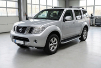 Nissan Pathfinder R51 2005–2014 Boční prahy Tayga Grey (2 ks, hliník) fotografie 1