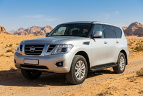 Nissan Patrol Y62 2010–2024 Boční nášlapy Allmond Black (2 ks, hliník) fotografie 2