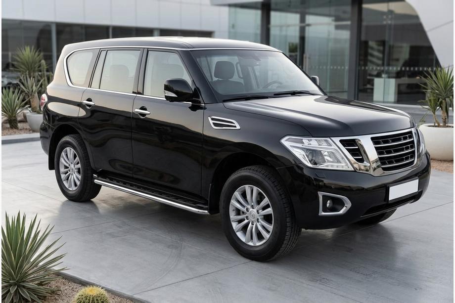 Nissan Patrol Y62 2010–2024 Boční nášlapy Maydos V1 (2 ks, hliník / nerez) Image